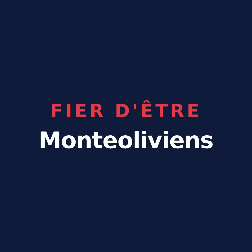 T-shirt « Fier d'être Monteoliviens » — design pour Montaulieu
