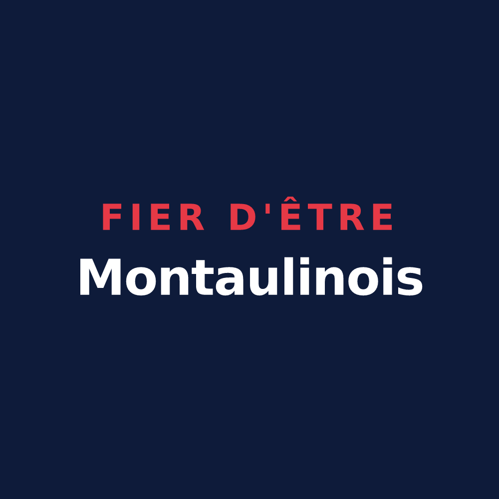 T-shirt « Fier d'être Montaulinois » — design pour Montaulin