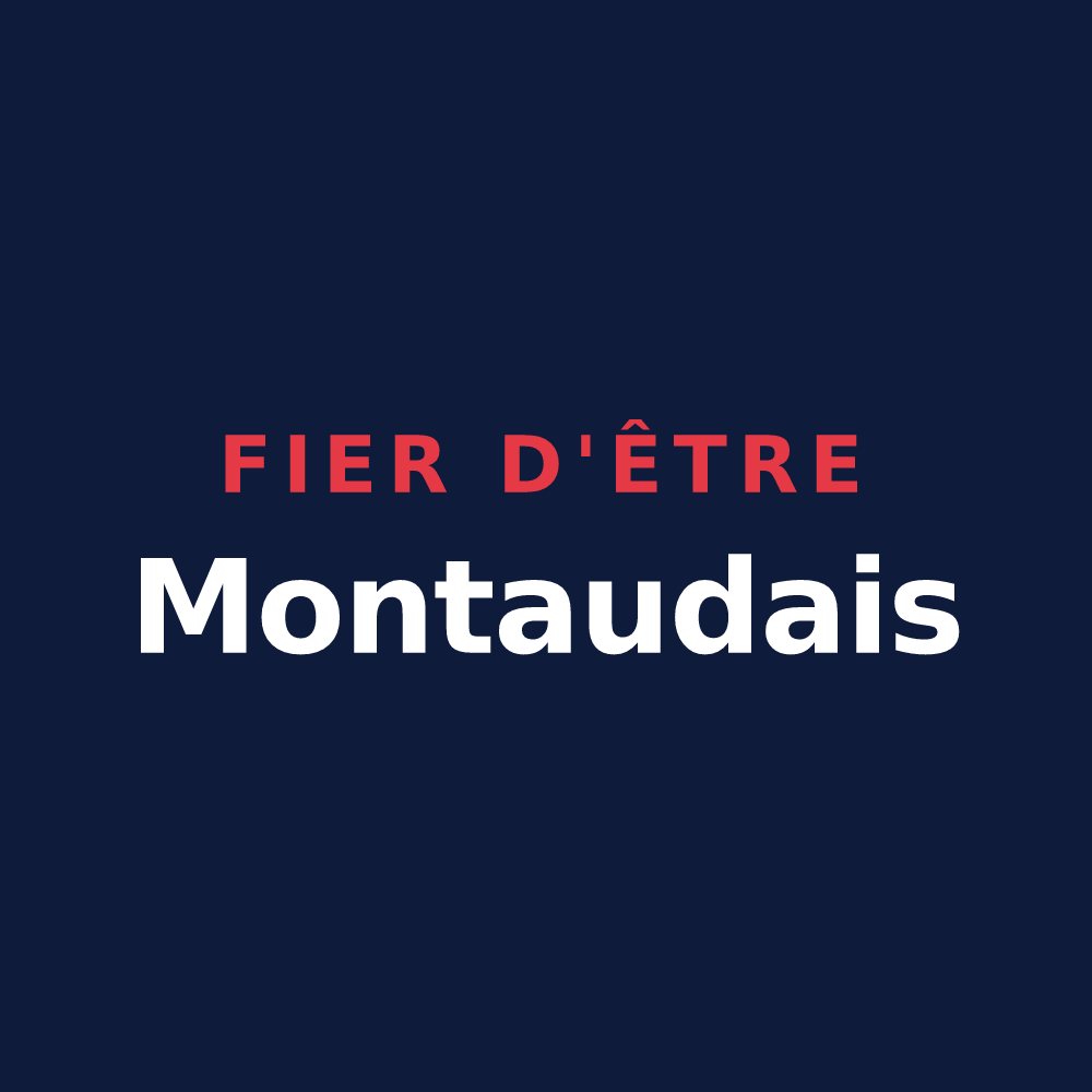 T-shirt « Fier d'être Montaudais » — design pour Montaut