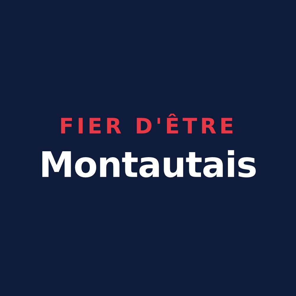 T-shirt « Fier d'être Montautais » — design pour Montaut