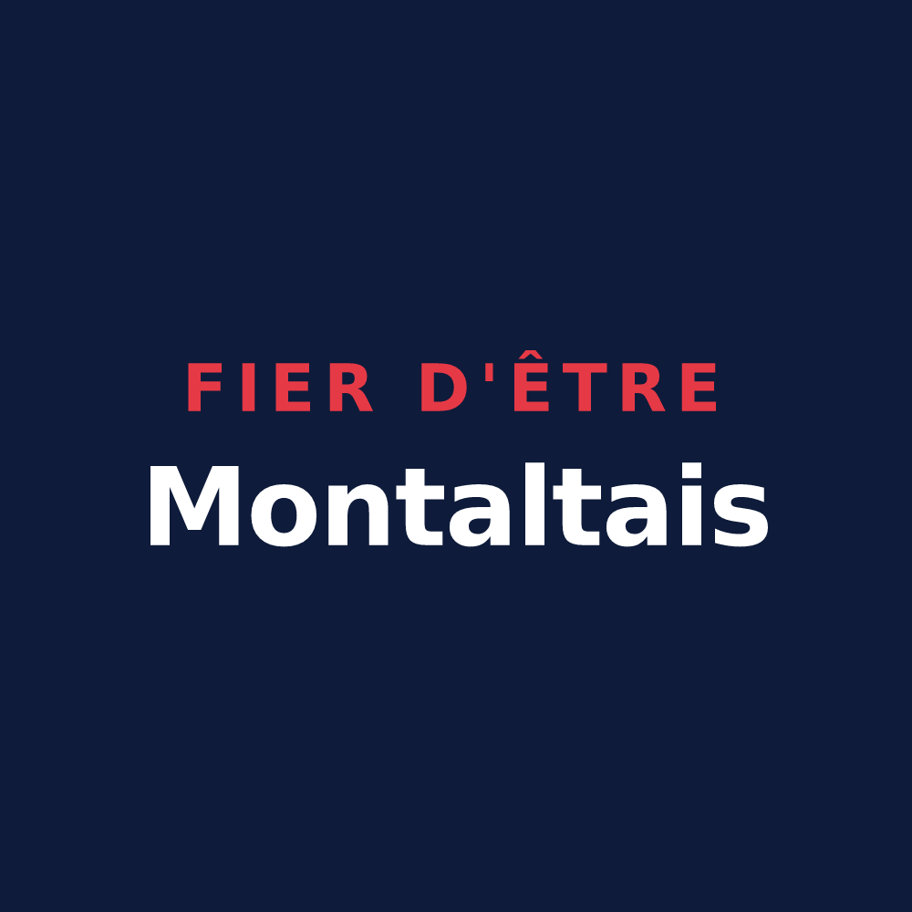 T-shirt « Fier d'être Montaltais » — design pour Montaut-les-Créneaux