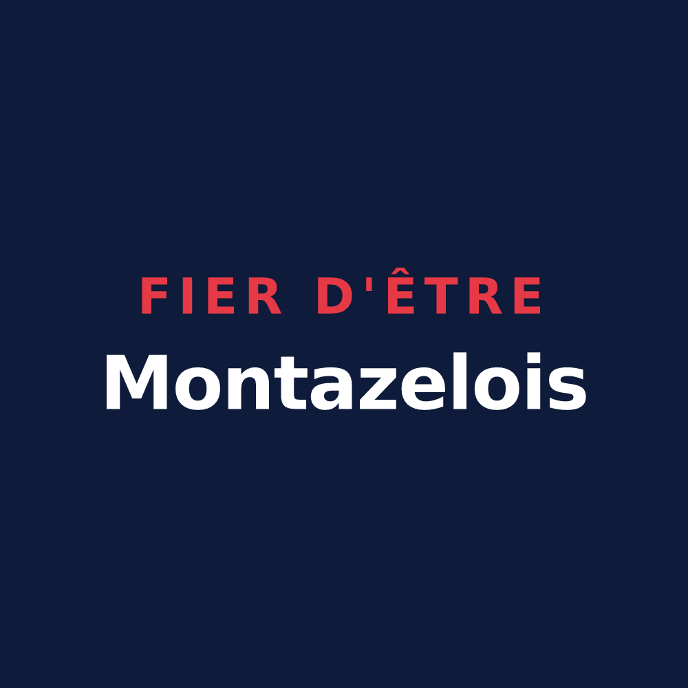 T-shirt « Fier d'être Montazelois » — design pour Montazels