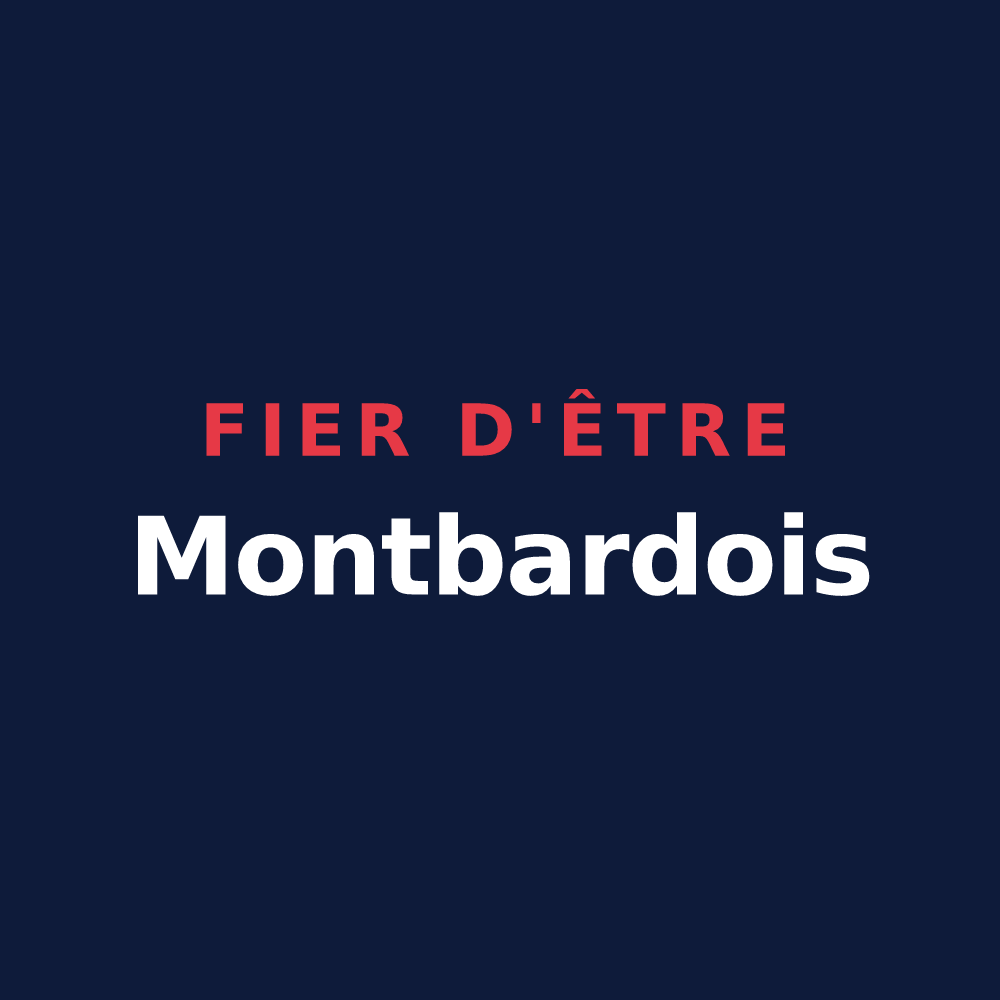 T-shirt « Fier d'être Montbardois » — design pour Montbard