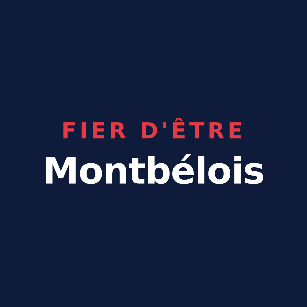 T-shirt « Fier d'être Montbélois » — design pour Montbel