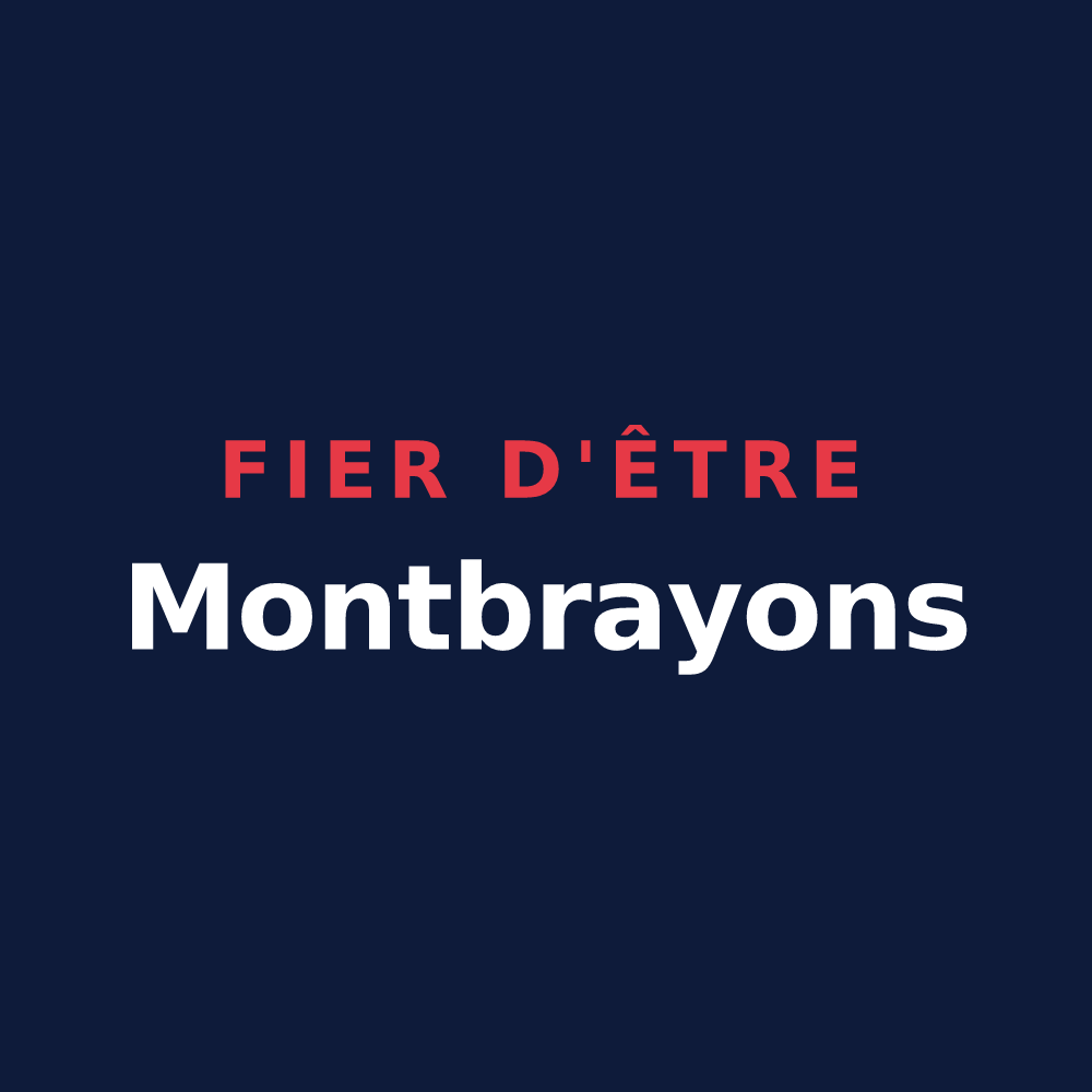 T-shirt « Fier d'être Montbrayons » — design pour Montbray