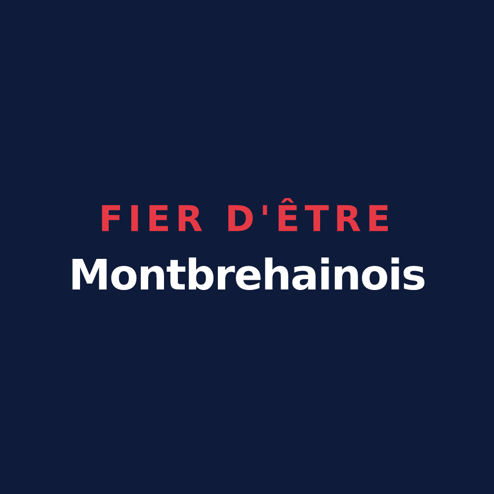 T-shirt « Fier d'être Montbrehainois » — design pour Montbrehain