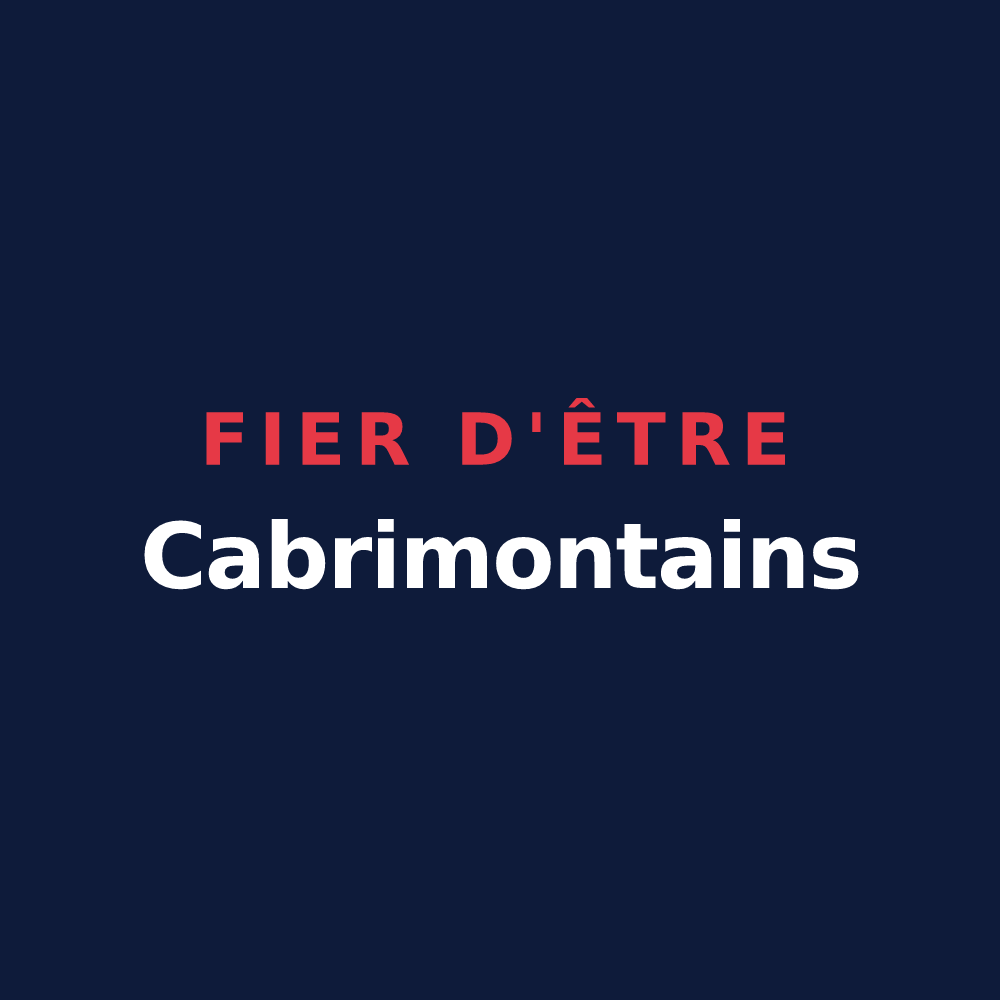 T-shirt « Fier d'être Cabrimontains » — design pour Montcabrier
