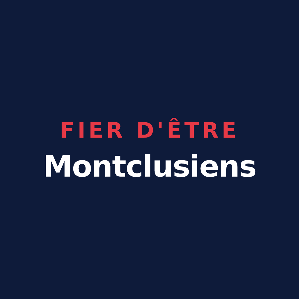 T-shirt « Fier d'être Montclusiens » — design pour Montclus