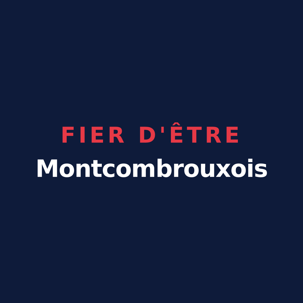 T-shirt « Fier d'être Montcombrouxois » — design pour Montcombroux-les-Mines
