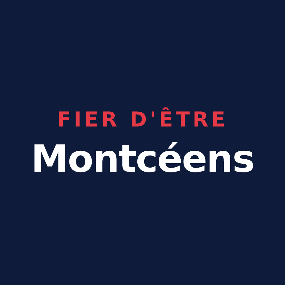 T-shirt « Fier d'être Montcéens » — design pour Montcy-Notre-Dame
