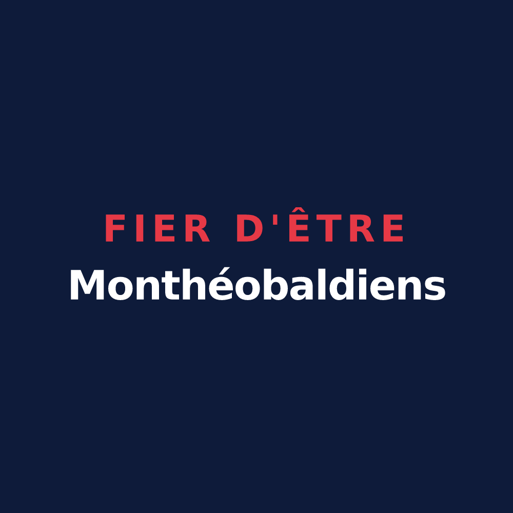 T-shirt « Fier d'être Monthéobaldiens » — design pour Monteaux