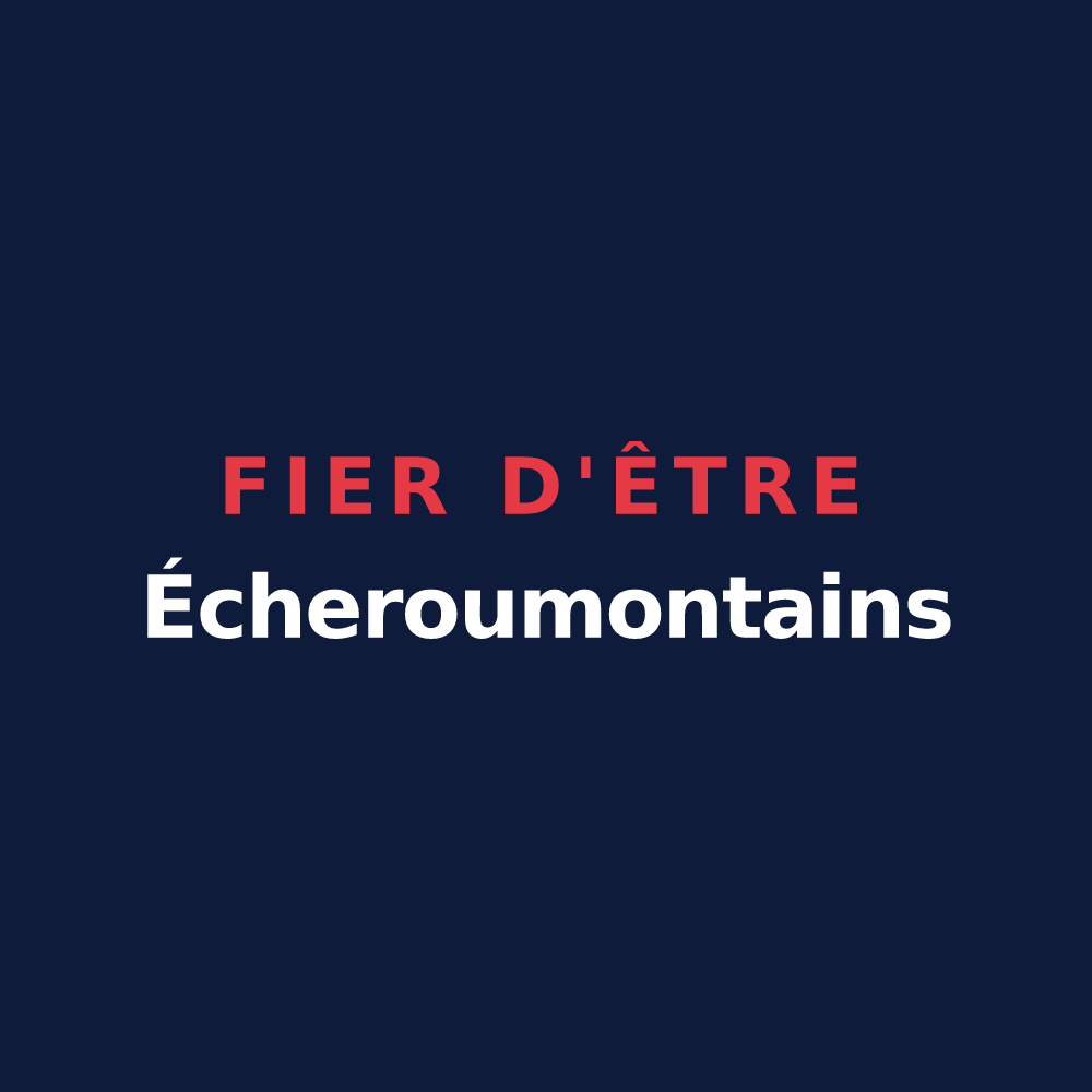 T-shirt « Fier d'être Écheroumontains » — design pour Montécheroux