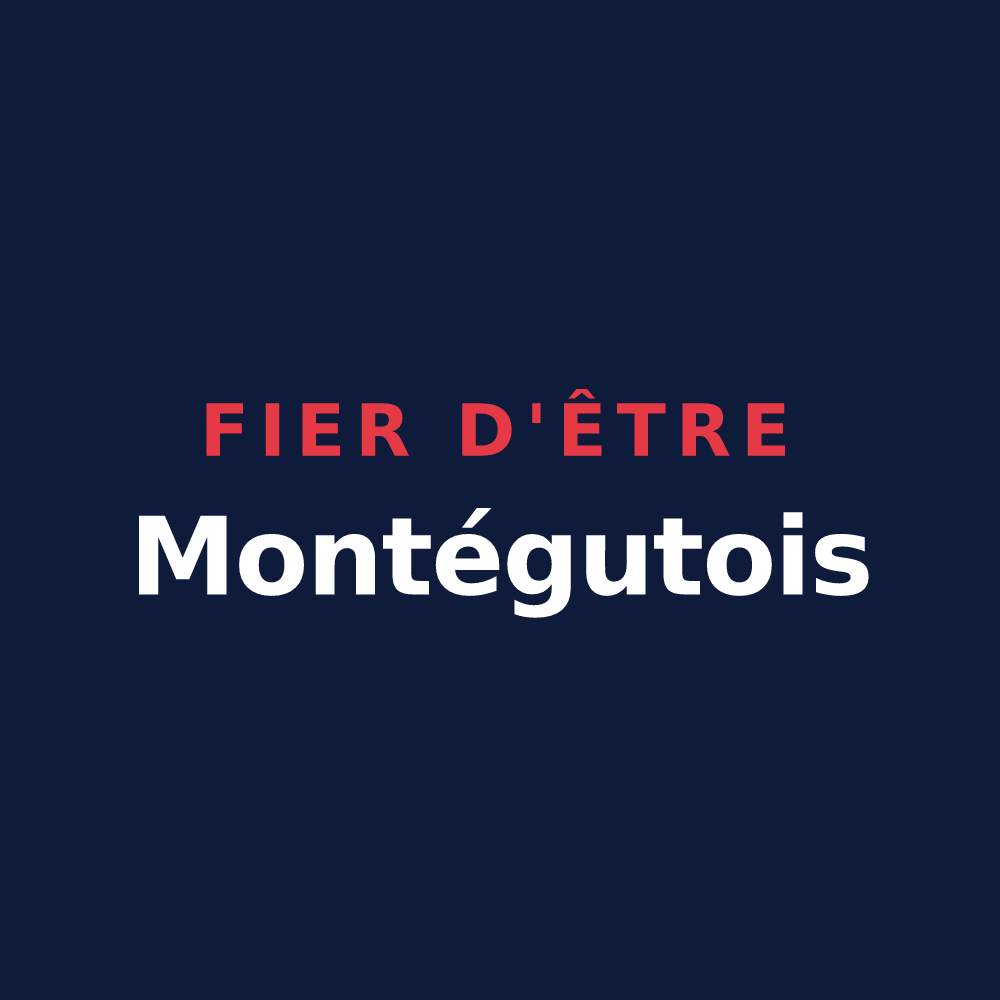 T-shirt « Fier d'être Montégutois » — design pour Montégut-Arros