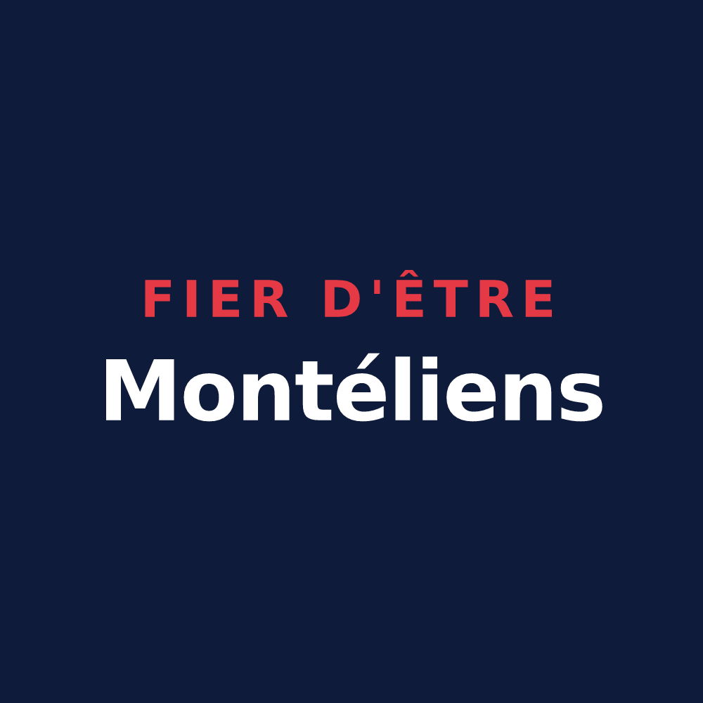 T-shirt « Fier d'être Montéliens » — design pour Montélier