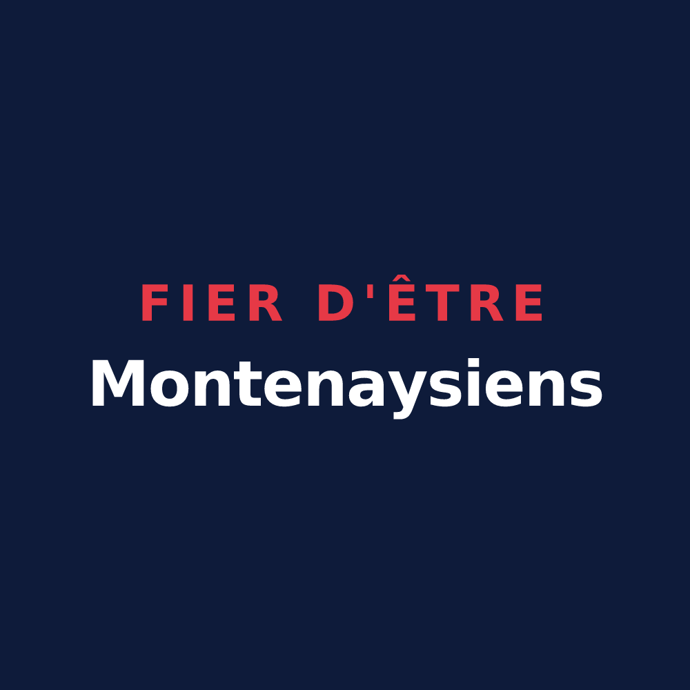 T-shirt « Fier d'être Montenaysiens » — design pour Montenay