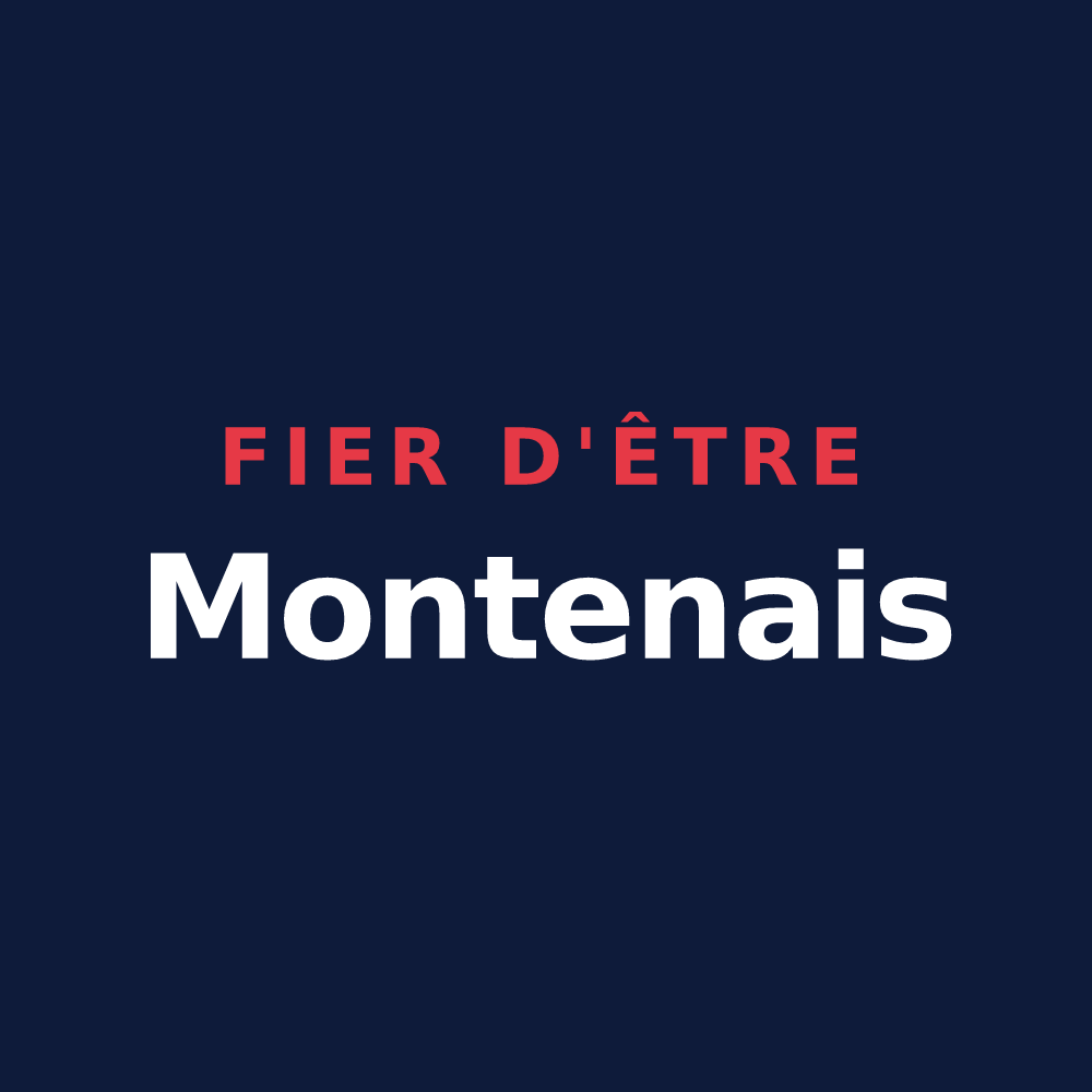 T-shirt « Fier d'être Montenais » — design pour Montenois