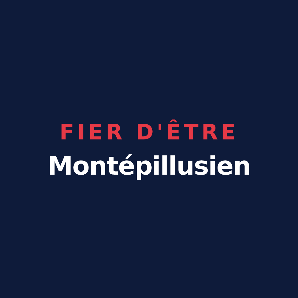 T-shirt « Fier d'être Montépillusien » — design pour Montépilloy