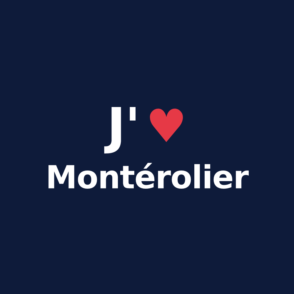 T-shirt personnalisé Montérolier — design J'aime Montérolier