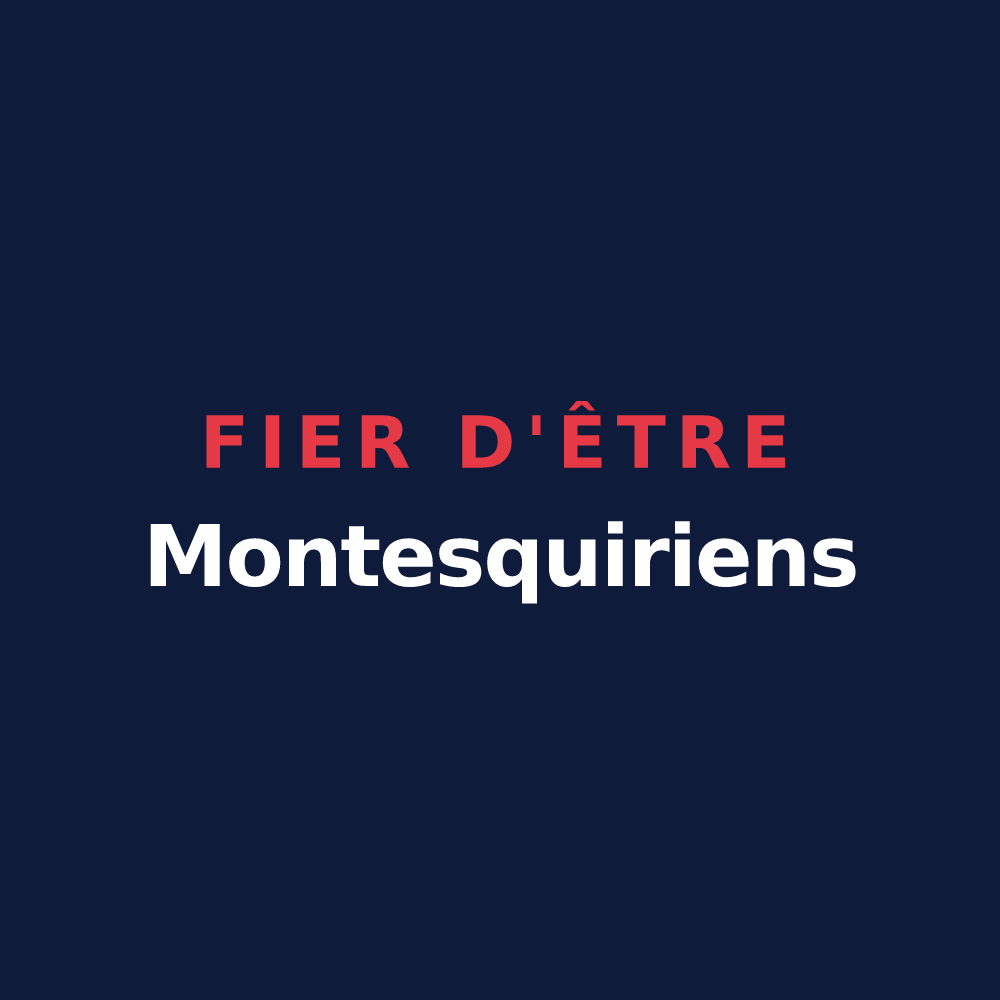 T-shirt « Fier d'être Montesquiriens » — design pour Montesquieu-Lauragais
