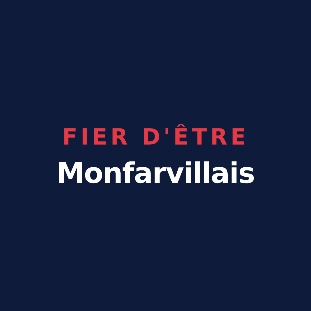 T-shirt « Fier d'être Monfarvillais » — design pour Montfarville