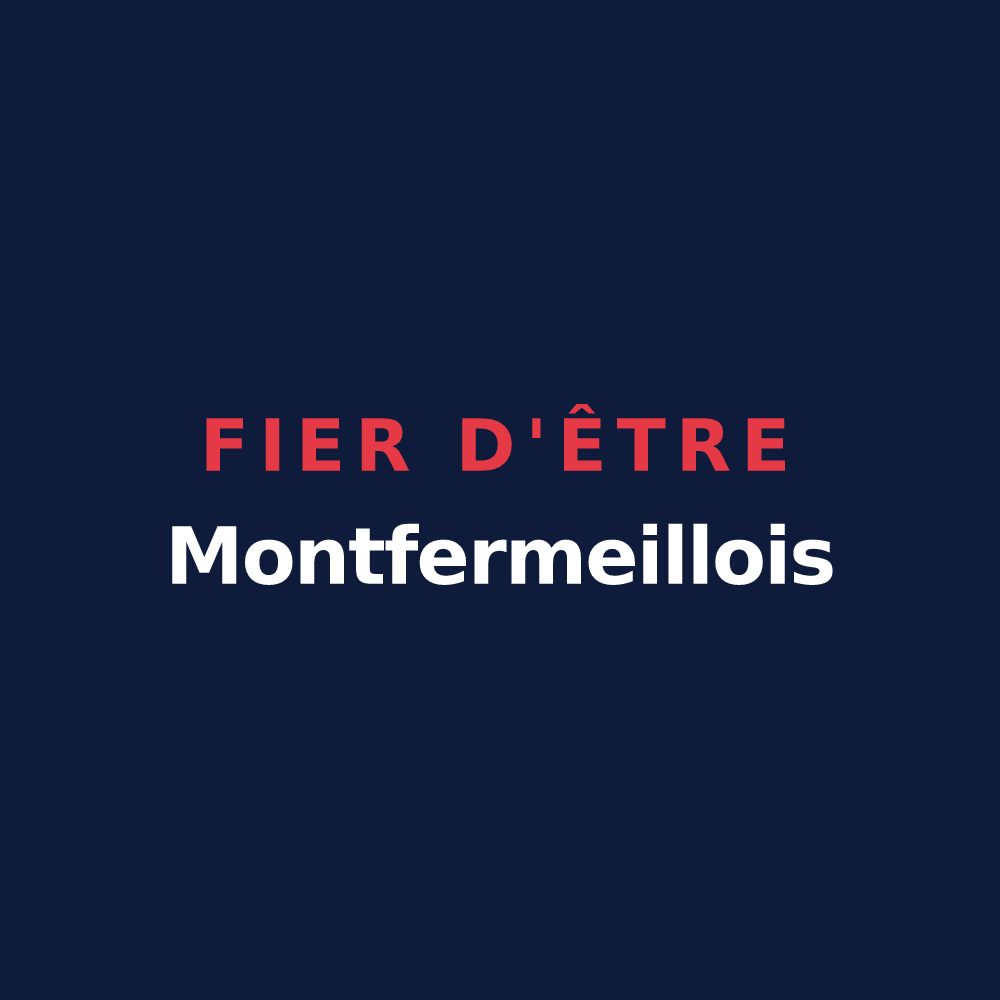T-shirt « Fier d'être Montfermeillois » — design pour Montfermeil