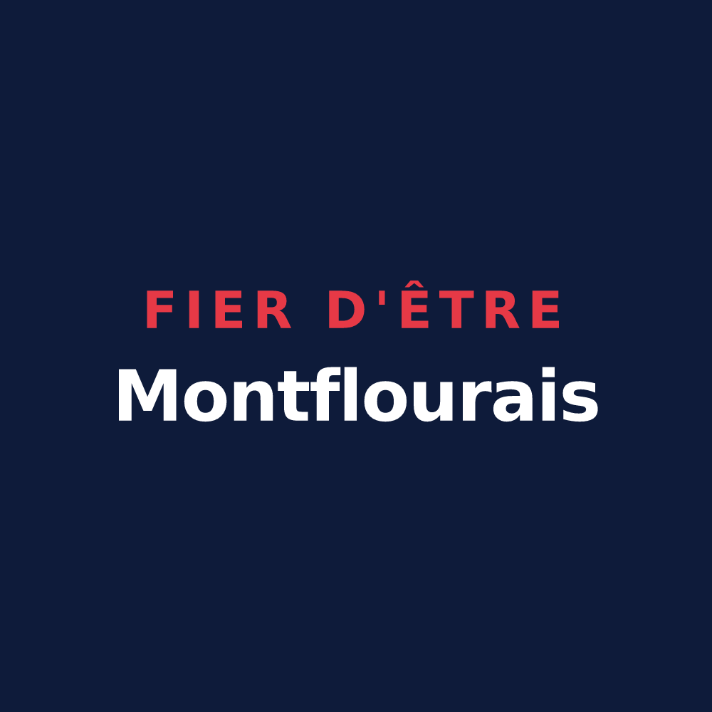 T-shirt « Fier d'être Montflourais » — design pour Montflours