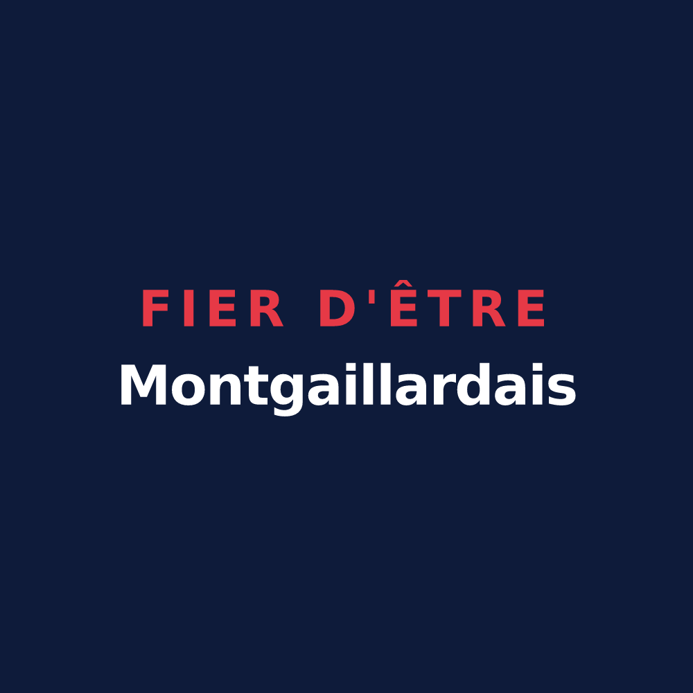 T-shirt « Fier d'être Montgaillardais » — design pour Montgaillard-Lauragais