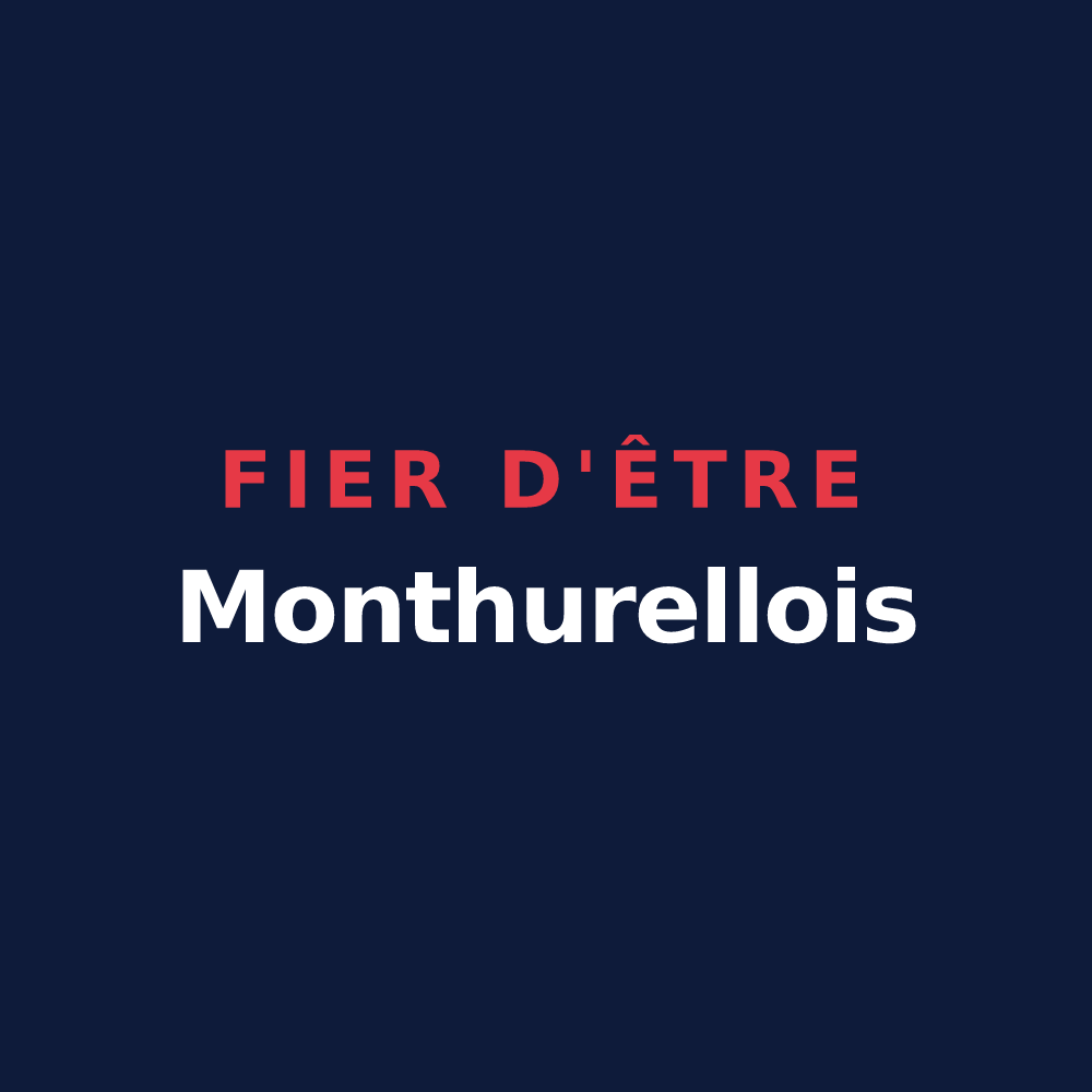 T-shirt « Fier d'être Monthurellois » — design pour Monthurel