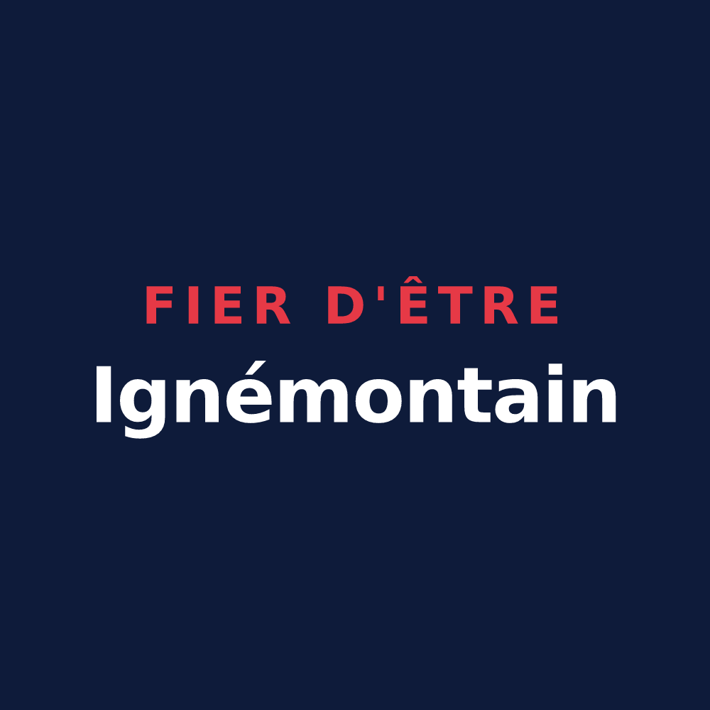 T-shirt « Fier d'être Ignémontain » — design pour Montigné-lès-Rairies
