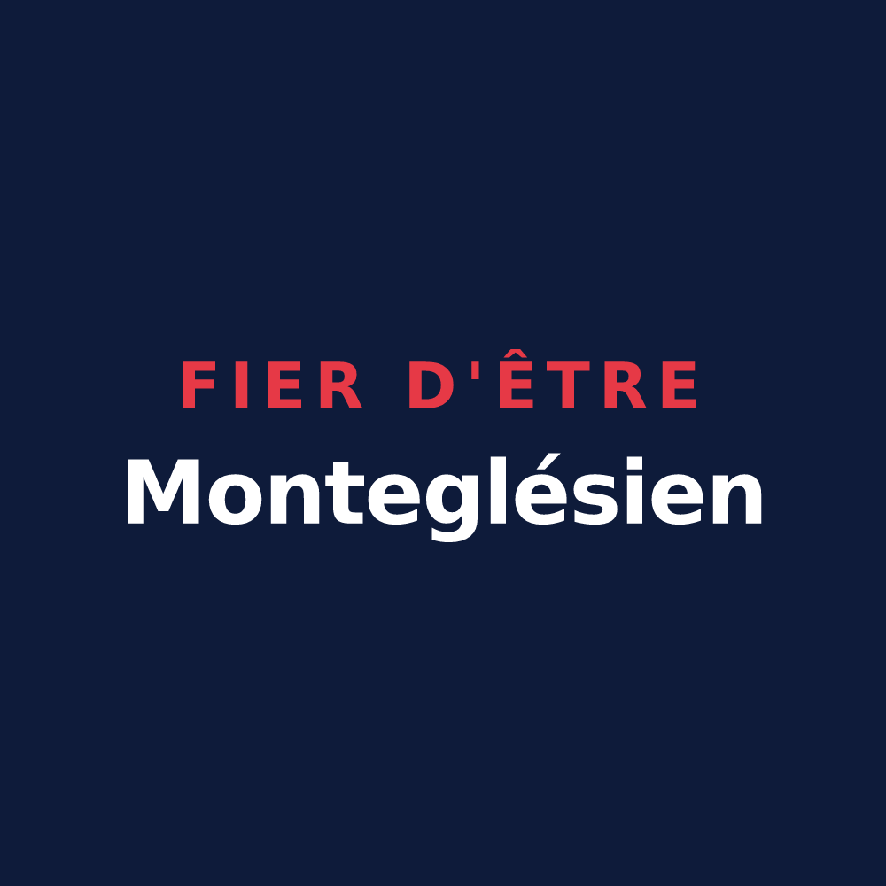 T-shirt « Fier d'être Monteglésien » — design pour Montilliers