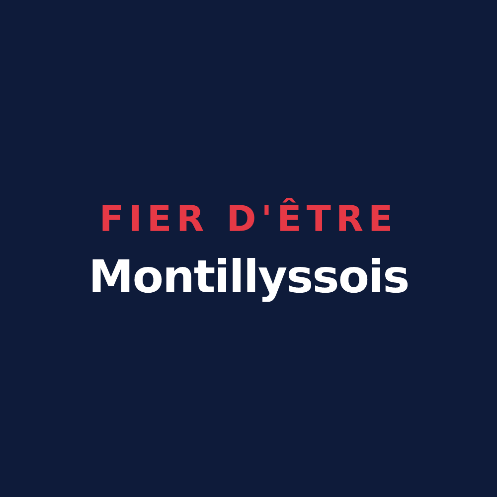 T-shirt « Fier d'être Montillyssois » — design pour Montilly
