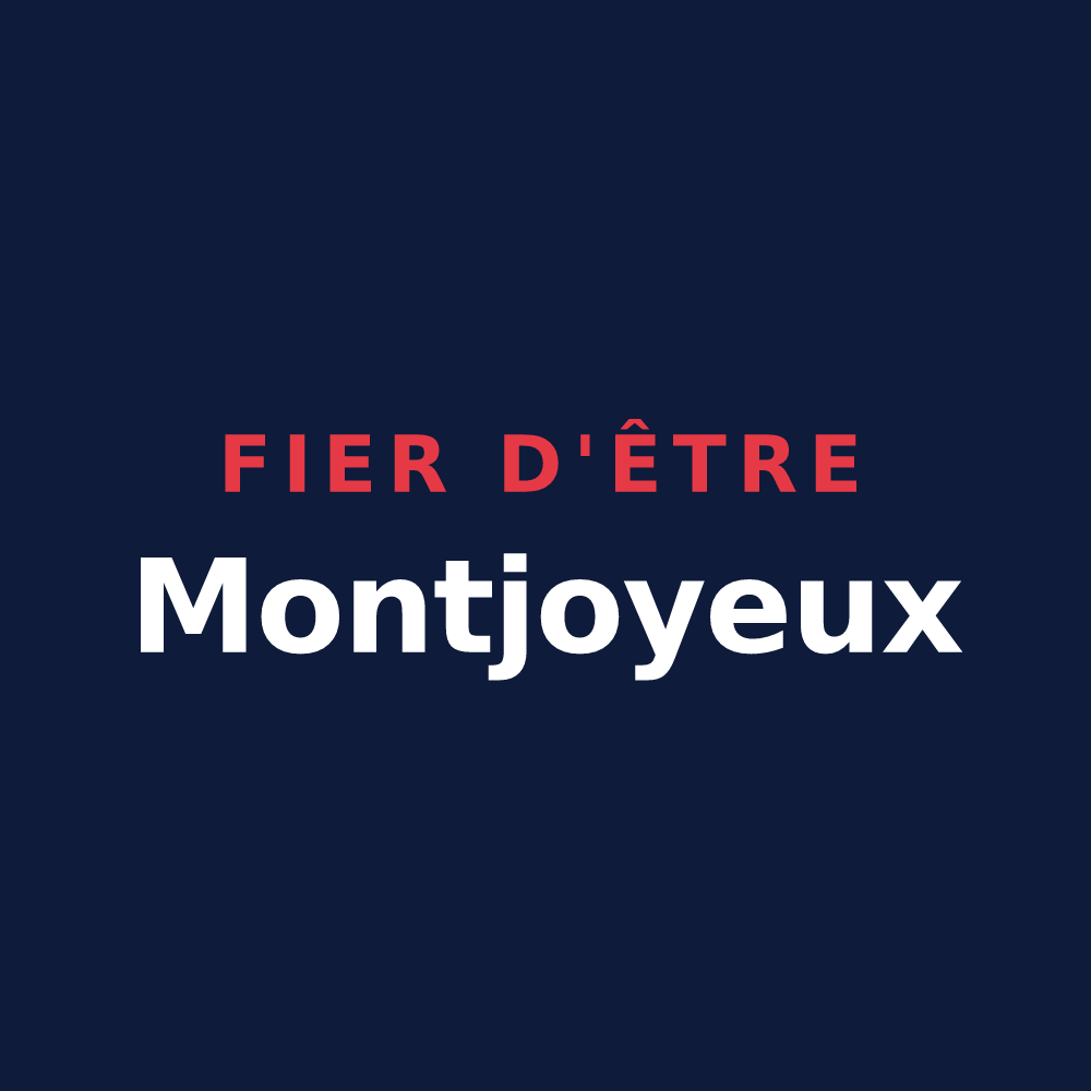 T-shirt « Fier d'être Montjoyeux » — design pour Montjoie-Saint-Martin