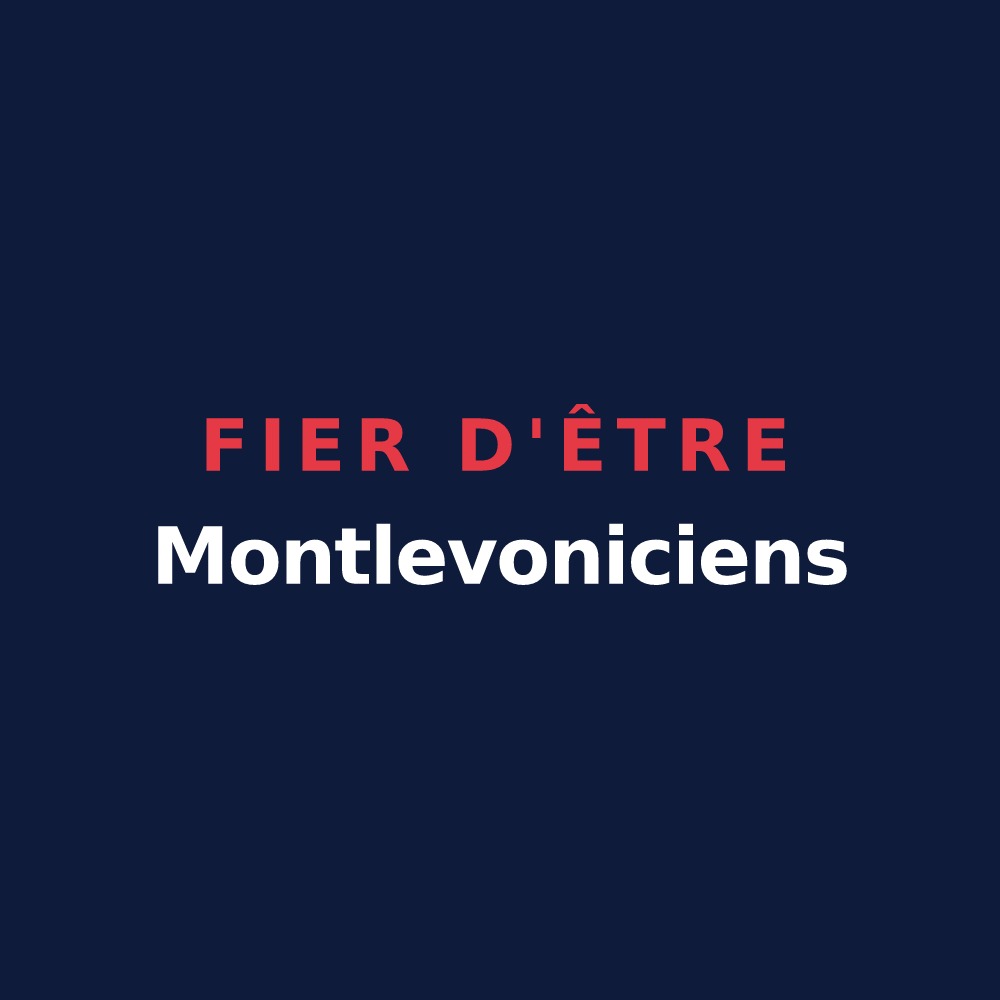 T-shirt « Fier d'être Montlevoniciens » — design pour Montlevon