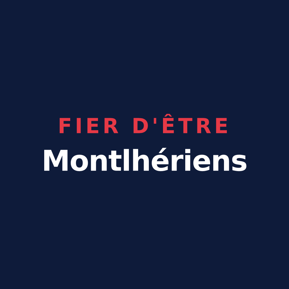 T-shirt « Fier d'être Montlhériens » — design pour Montlhéry
