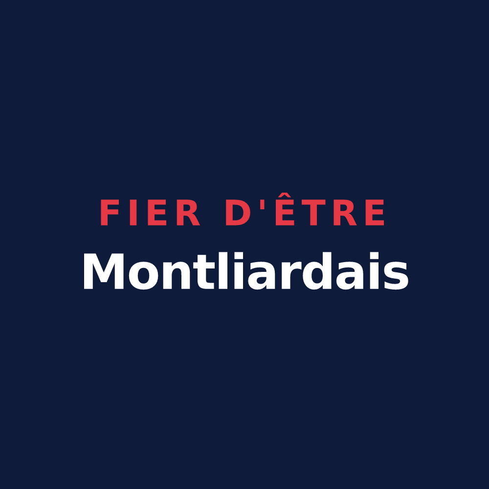 T-shirt « Fier d'être Montliardais » — design pour Montliard