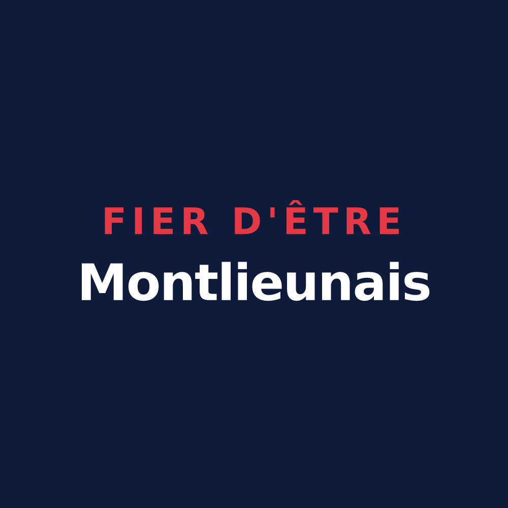 T-shirt « Fier d'être Montlieunais » — design pour Montlieu-la-Garde