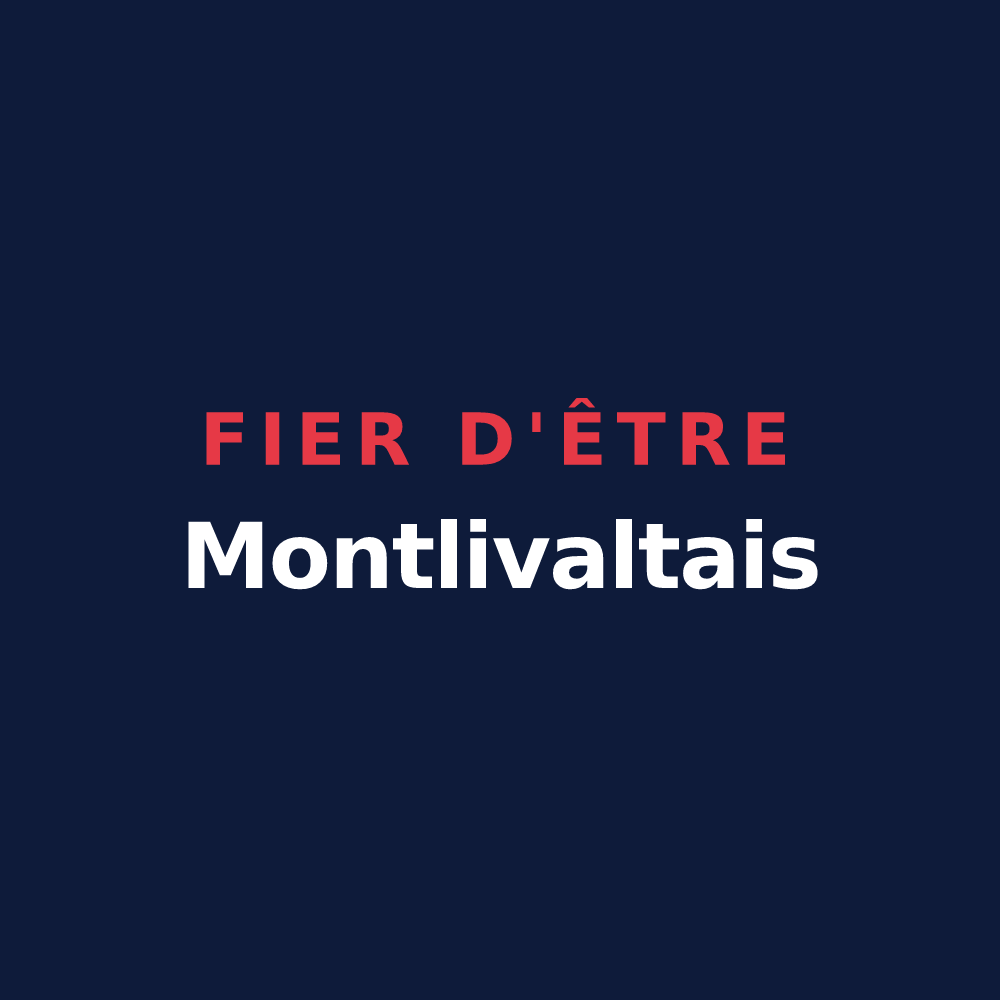 T-shirt « Fier d'être Montlivaltais » — design pour Montlivault