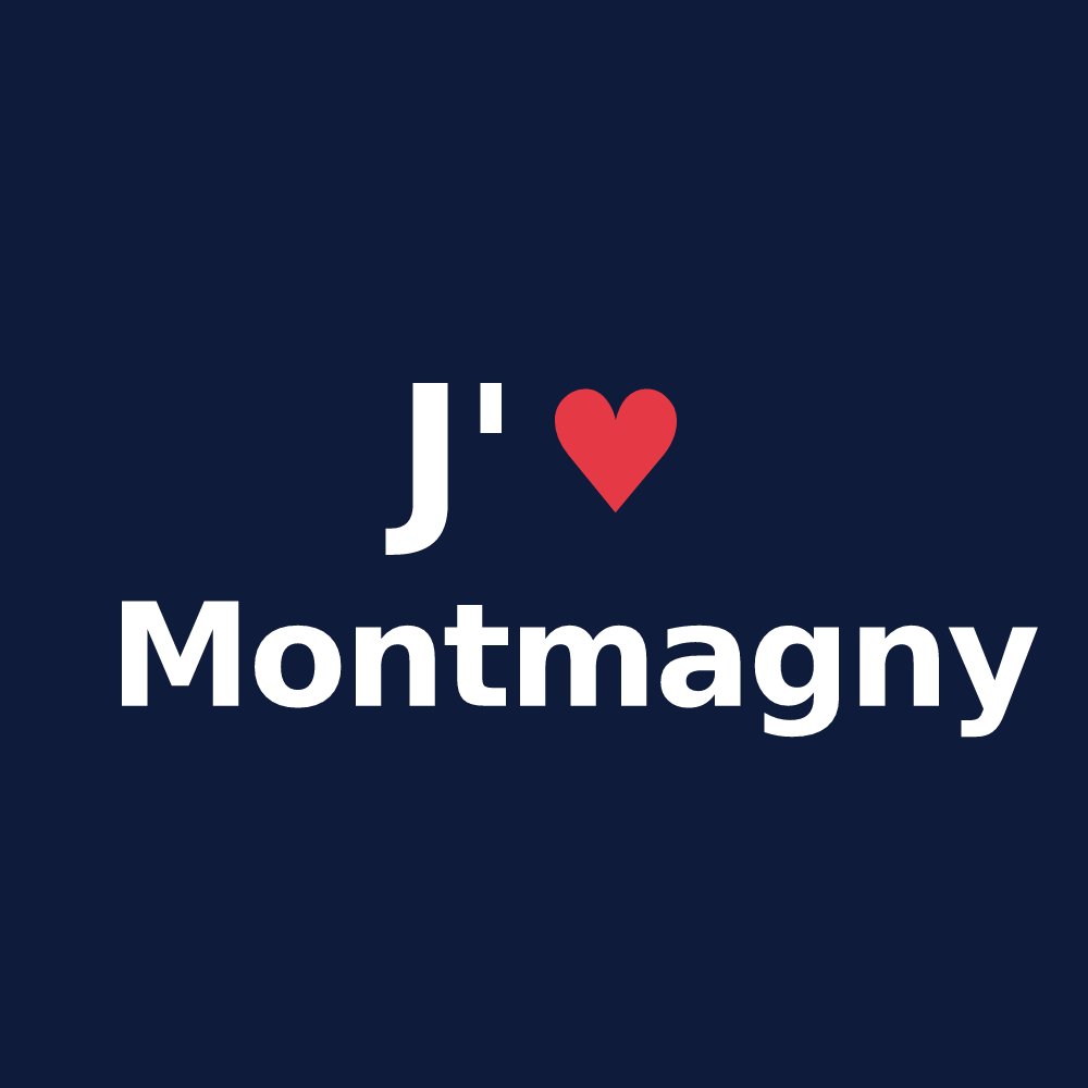 T-shirt personnalisé Montmagny — design J'aime Montmagny