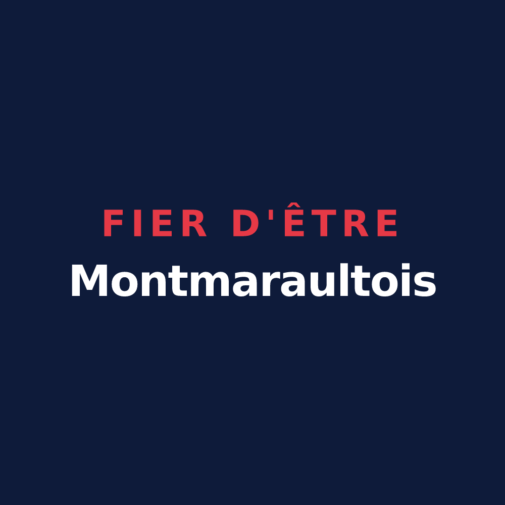 T-shirt « Fier d'être Montmaraultois » — design pour Montmarault