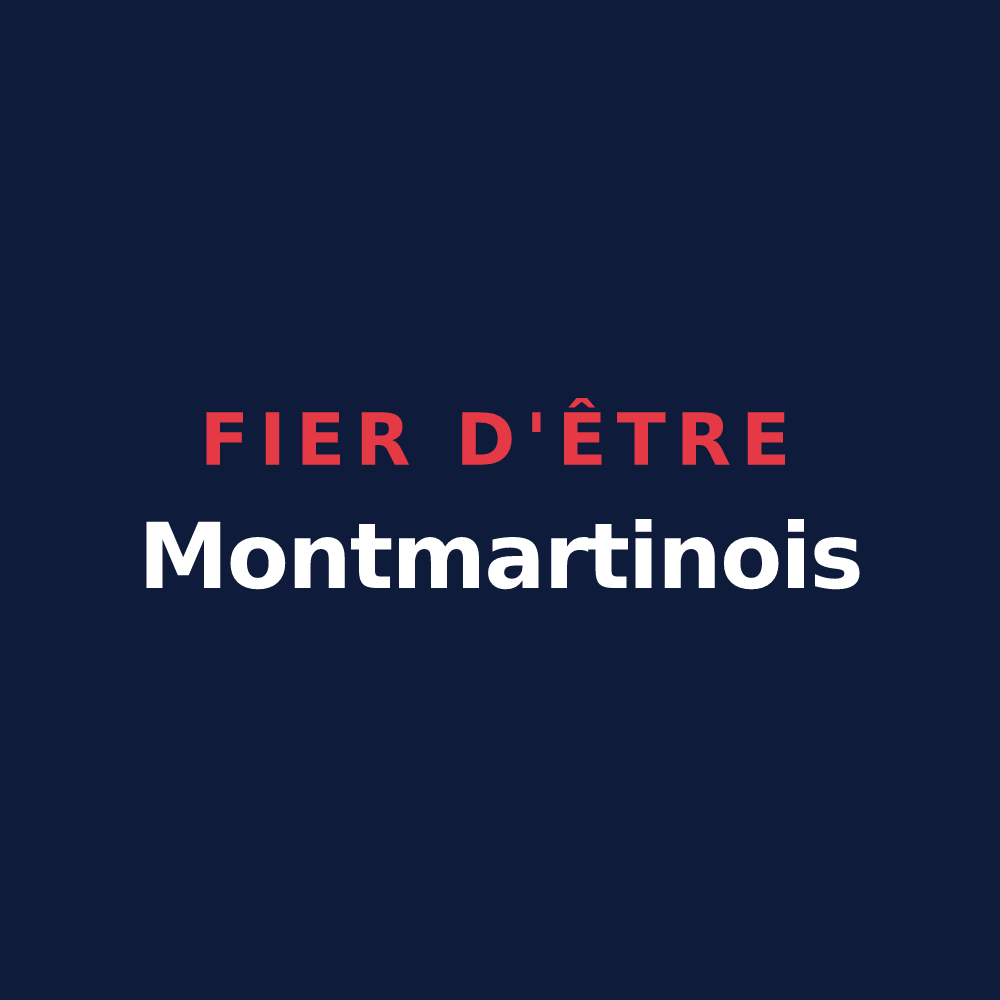 T-shirt « Fier d'être Montmartinois » — design pour Montmartin