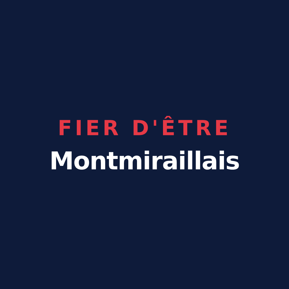 T-shirt « Fier d'être Montmiraillais » — design pour Montmirail