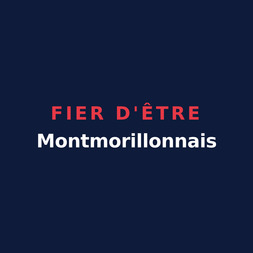 T-shirt « Fier d'être Montmorillonnais » — design pour Montmorillon