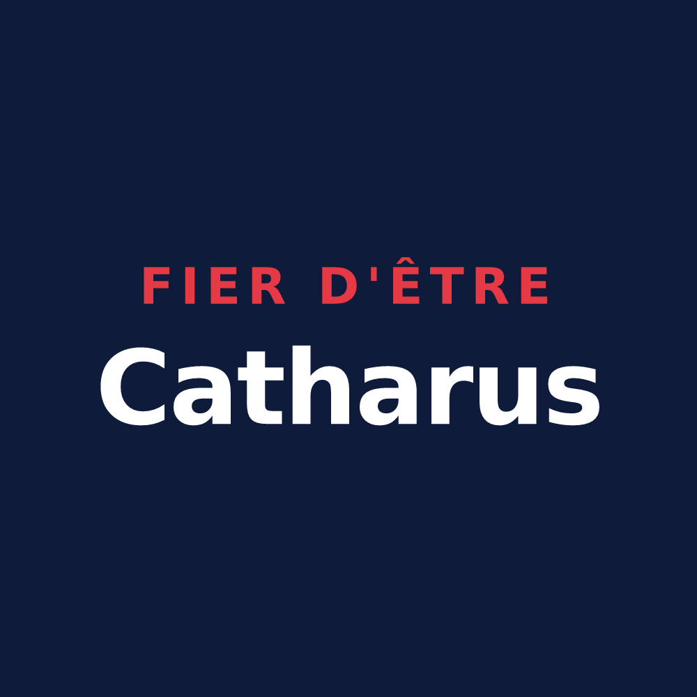 T-shirt « Fier d'être Catharus » — design pour Montmorot
