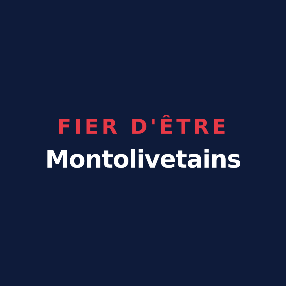 T-shirt « Fier d'être Montolivetains » — design pour Montolivet