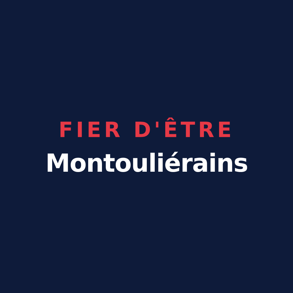 T-shirt « Fier d'être Montouliérains » — design pour Montouliers