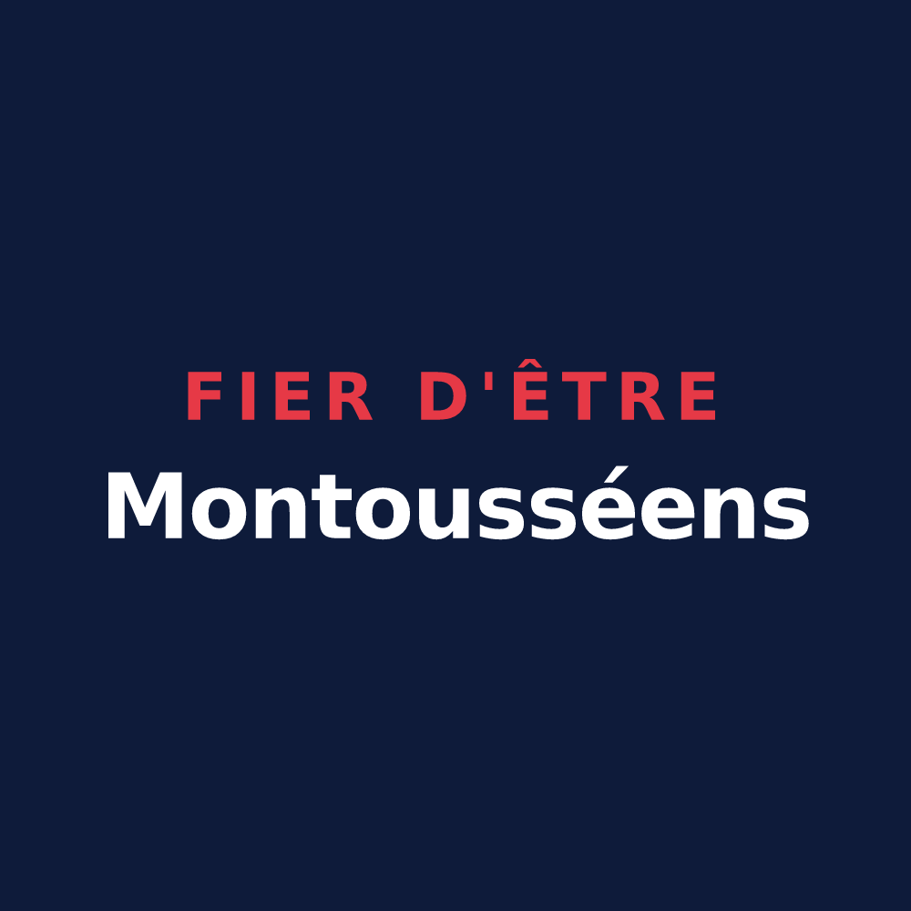 T-shirt « Fier d'être Montousséens » — design pour Montoussé