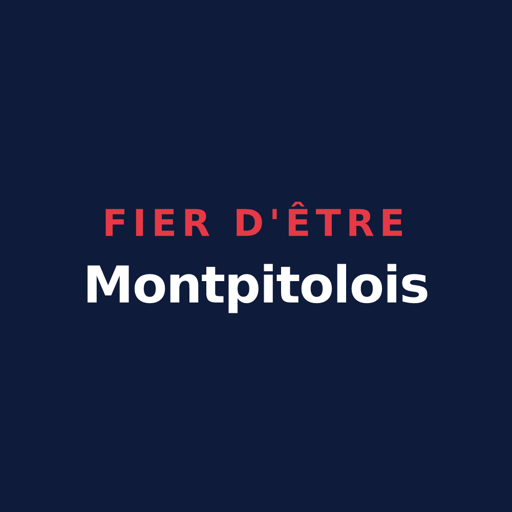T-shirt « Fier d'être Montpitolois » — design pour Montpitol