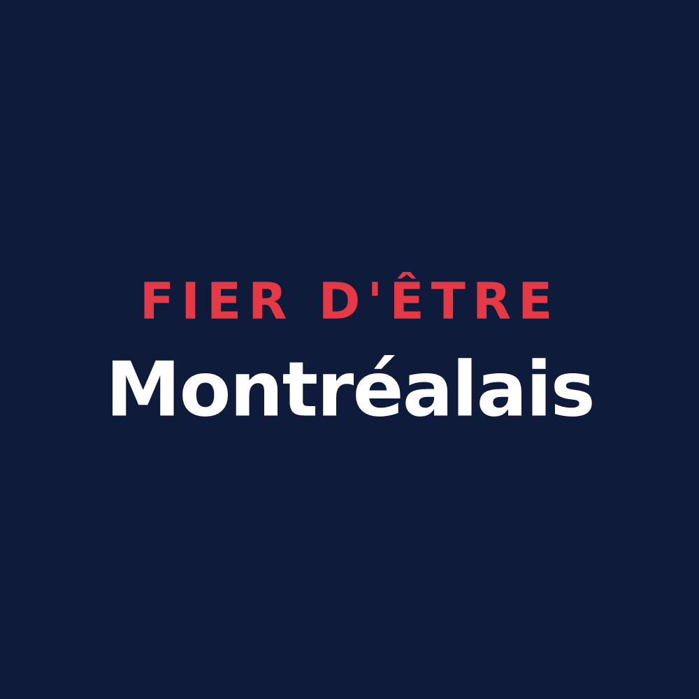 T-shirt « Fier d'être Montréalais » — design pour Montréal