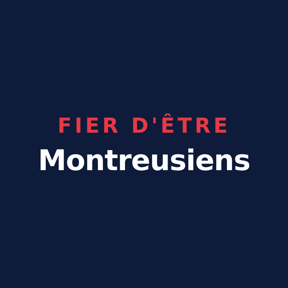 T-shirt « Fier d'être Montreusiens » — design pour Montreux-Château