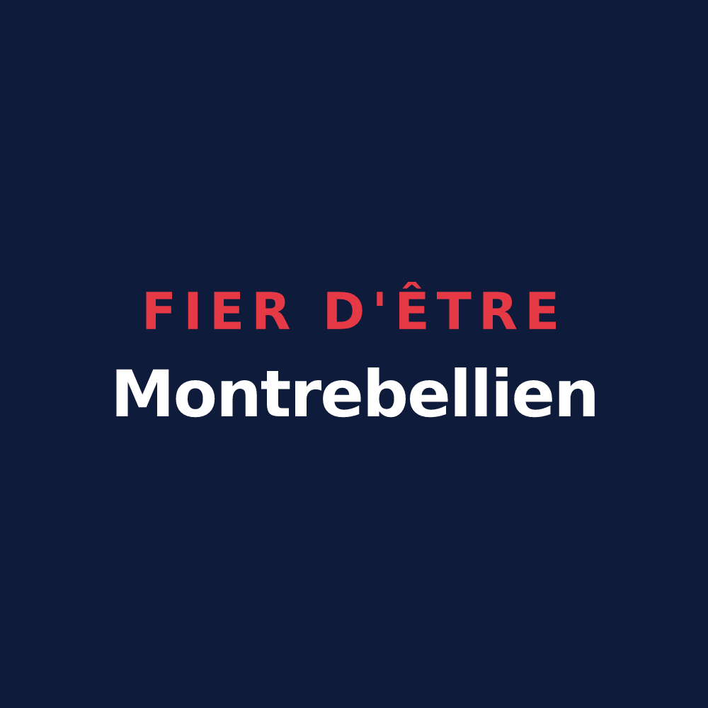 T-shirt « Fier d'être Montrebellien » — design pour Montrevault-sur-Èvre